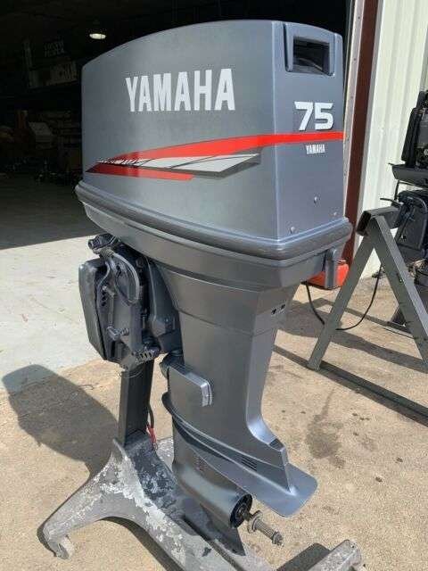 1999 Yamaha 75 HP 3 Cylinder Carbureted 2 Stroke 20" (Long Shaft) Outboard Motor