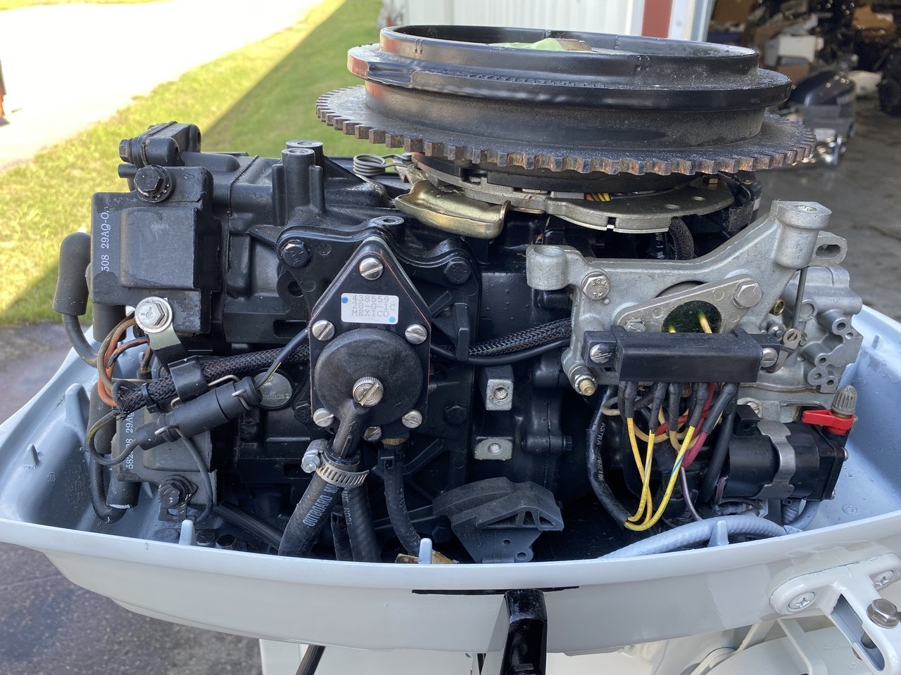 sss.jpg 1992 Johnson 25 HP 2-Cyl Carbureted 2-Stroke 20" (L) Outboard Motor - Image 5